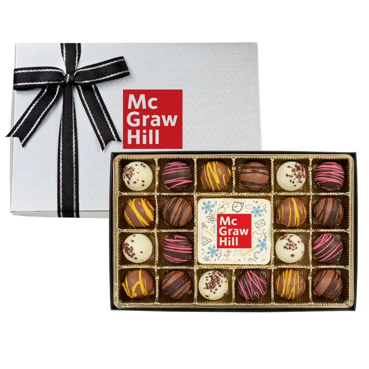Coffret de vingt truffes avec pièce centrale #4