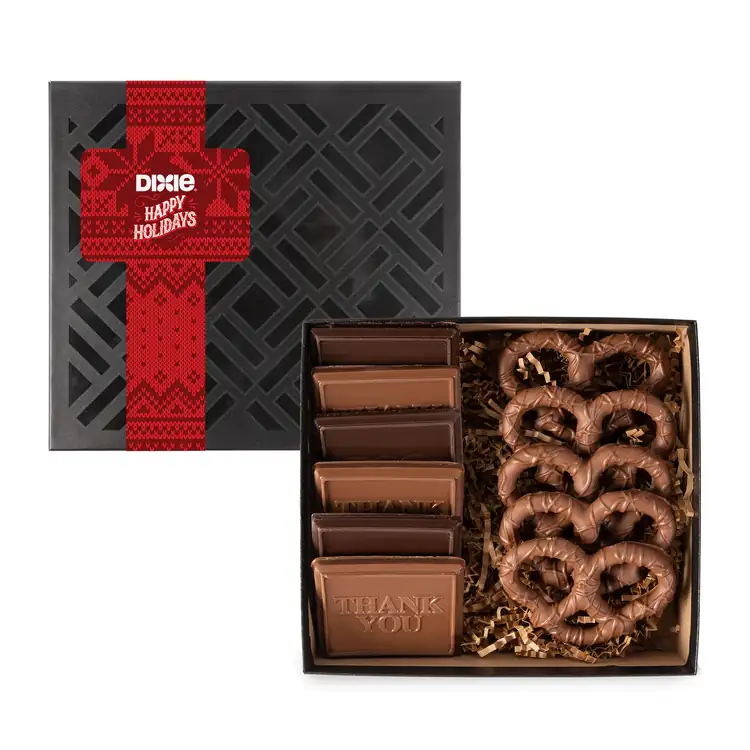Coffret deluxe de biscuits et bretzels au chocolat #2