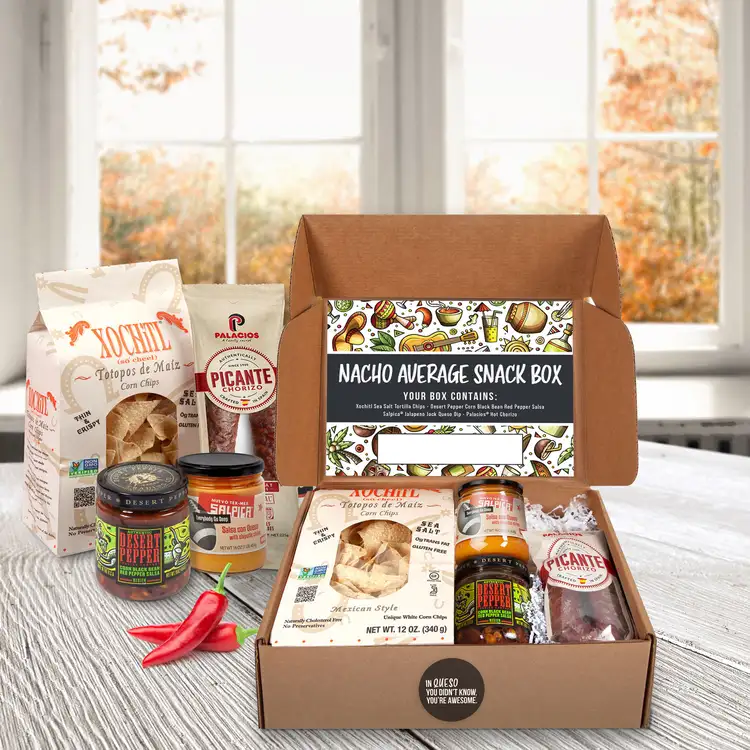 Fiesta gourmet box with chips and dips #4