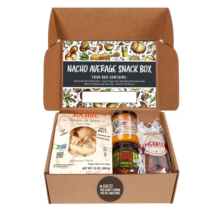 Fiesta gourmet box with chips and dips #6