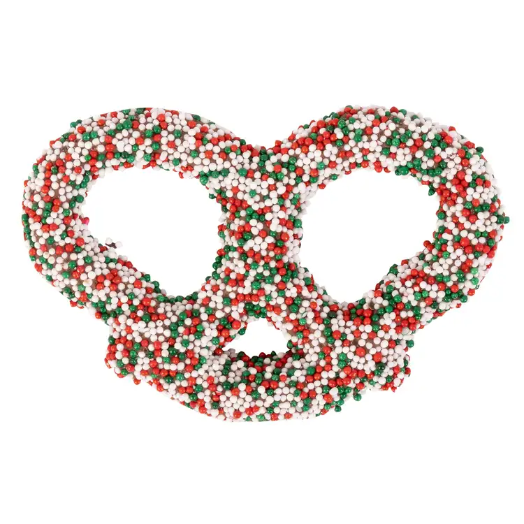 Deluxe Black Holiday Chocolate Pretzel Gift Box #2