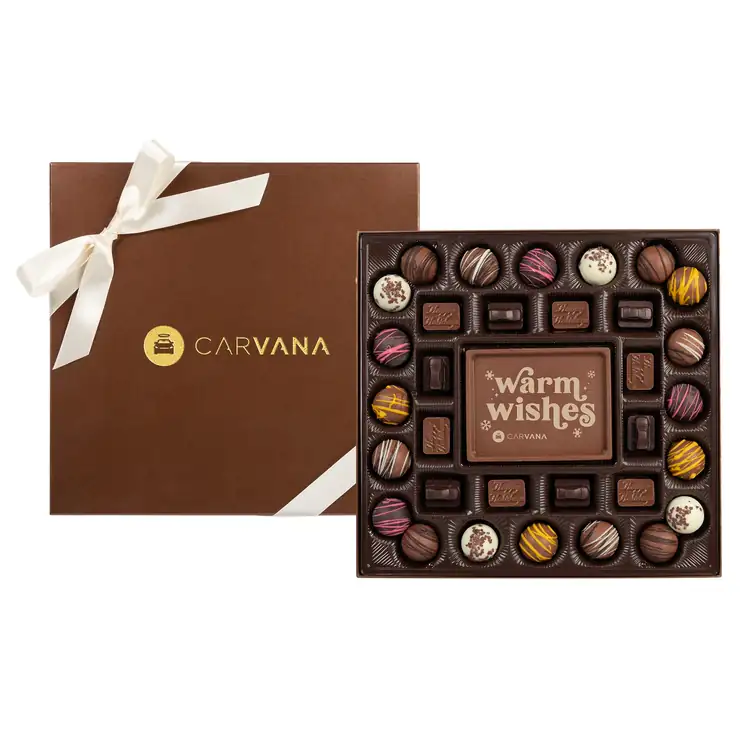 Coffret premium de trente-deux chocolats et truffes