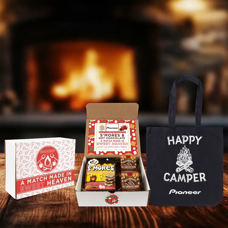 S'mores and hot chocolate gift kit with cotton tote #2