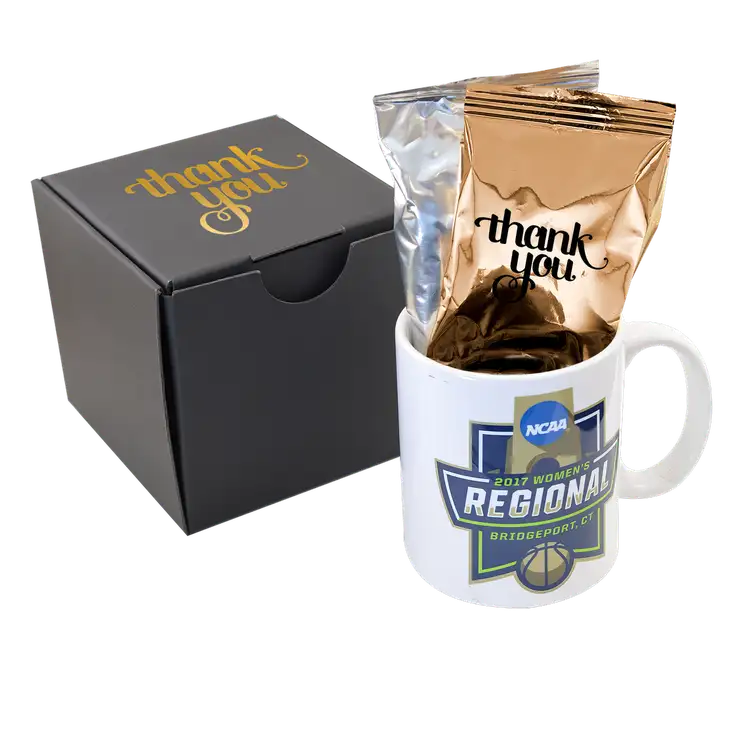 11 oz mug and gourmet tea gift box