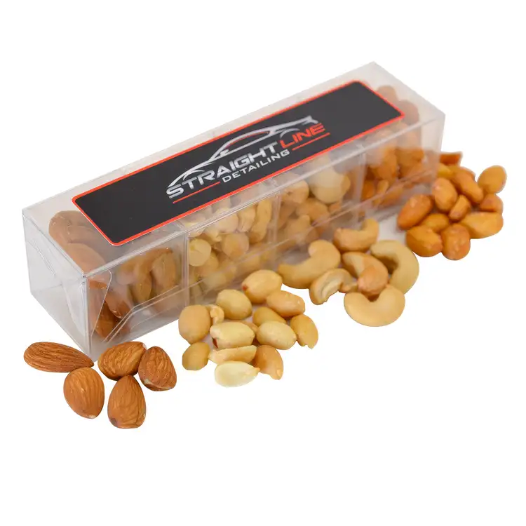 Clear Four-Variety Nut Gift Box