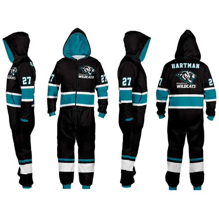 Custom Hooded Lounge Onesie #3