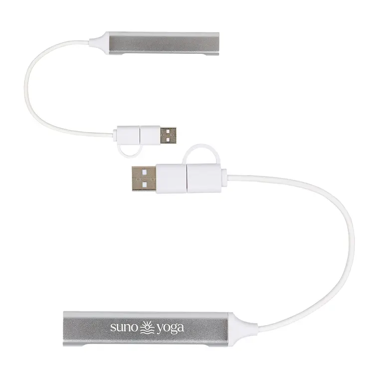 Sprint Recycled Aluminum 4-Port USB-A and USB-C Hub #3
