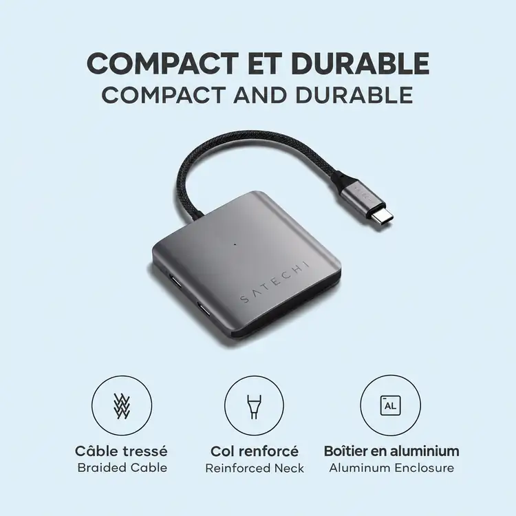 SATECHI 4-Port USB-C Hub with PD #4