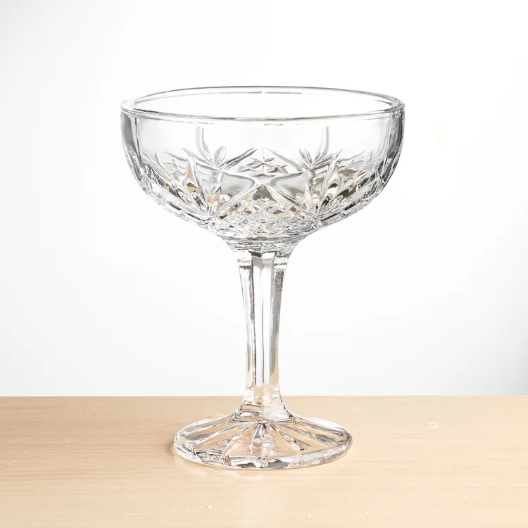 Brinkley 6 oz Cocktail Coupe - Deep Etch #2