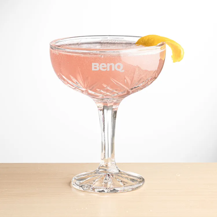 Brinkley 6 oz Cocktail Coupe - Deep Etch
