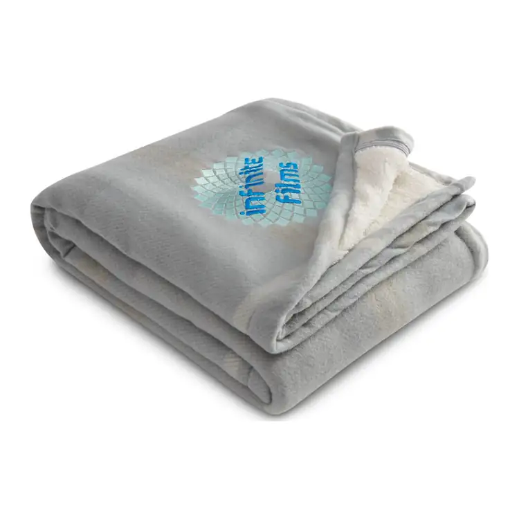 Couverture à carreaux polaire et Sherpa #2