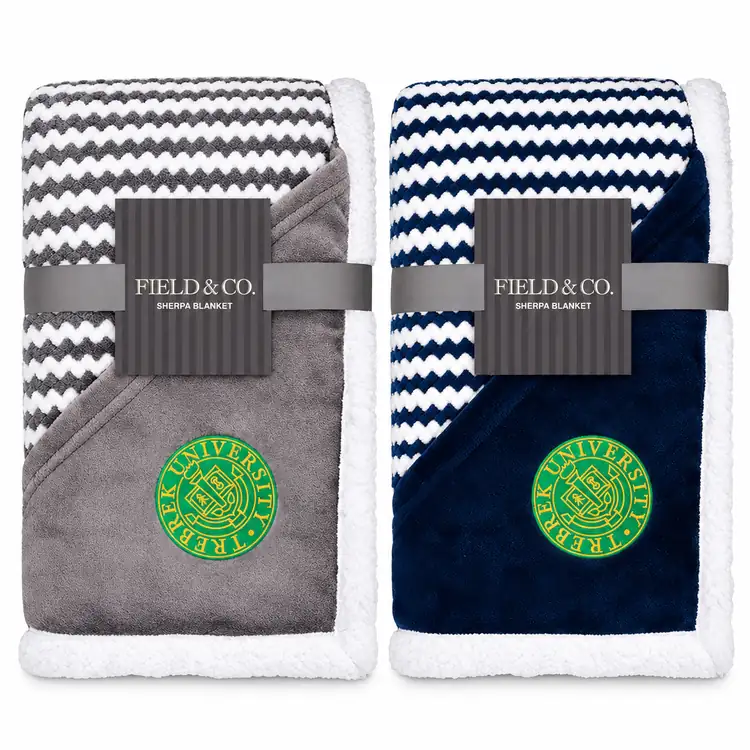 Couverture à chevrons et Sherpa Field & Co.