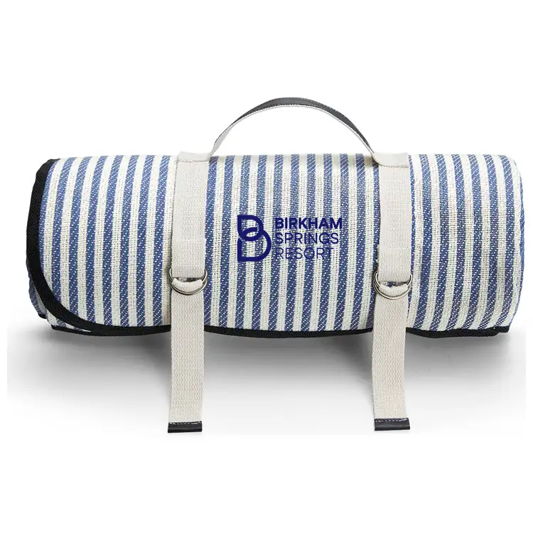 Hampton Picnic Blanket with Water-Repellent Base #3