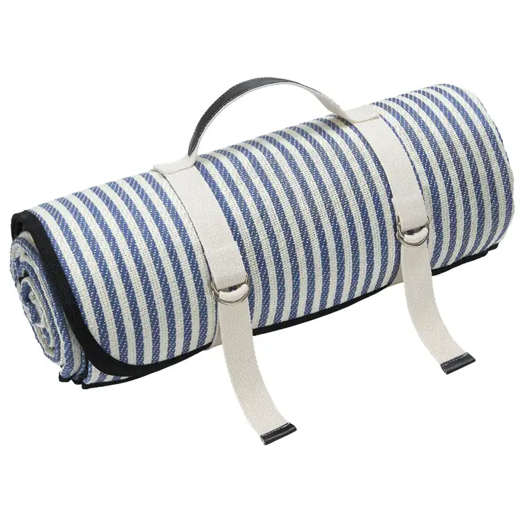 Hampton Picnic Blanket with Water-Repellent Base #6