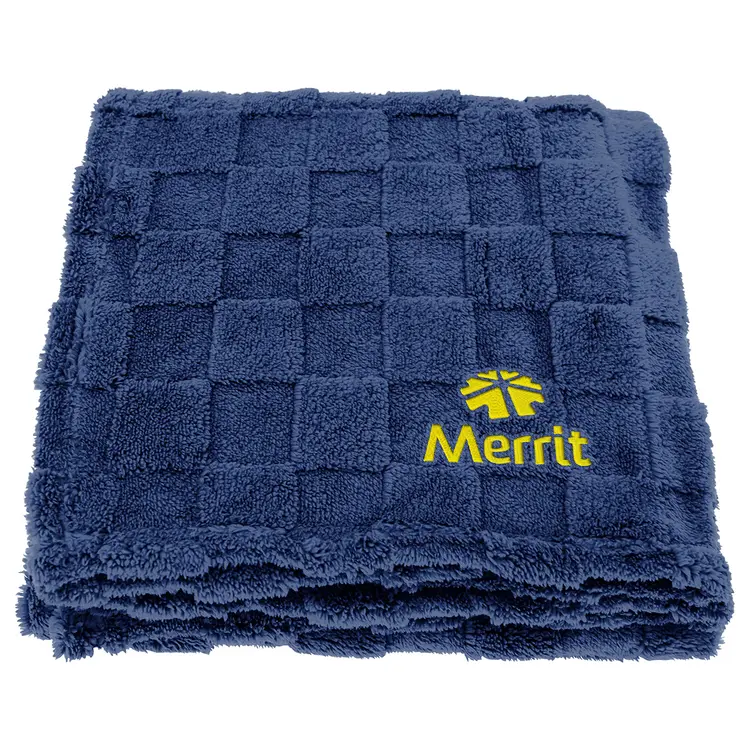 Couverture douce en peluche à damier Riviera #10
