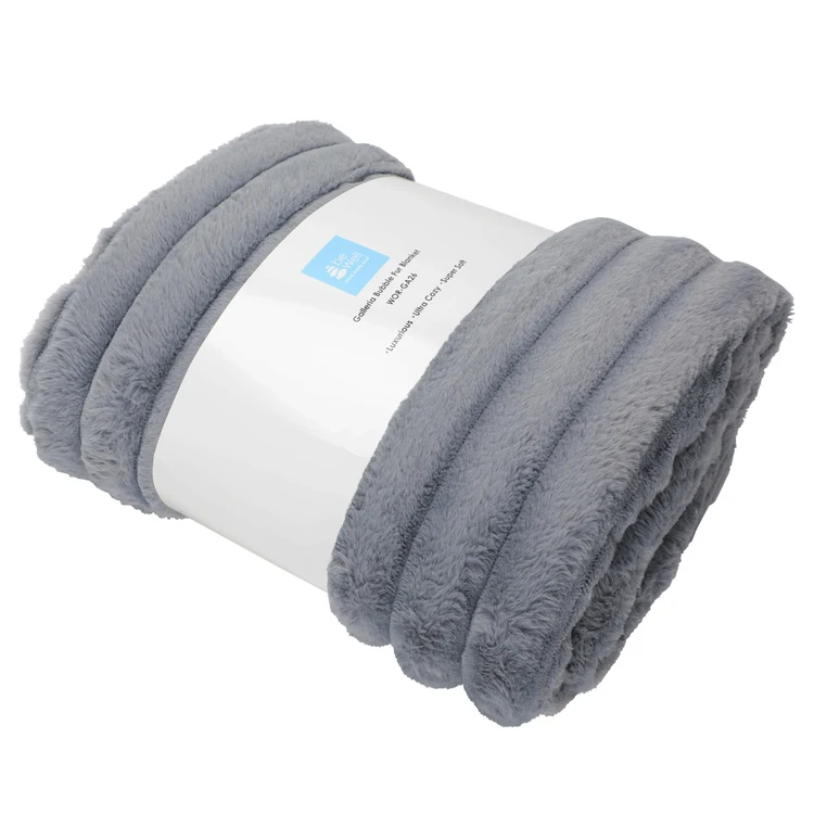BeWell Galleria Bubble Fur Blanket #5