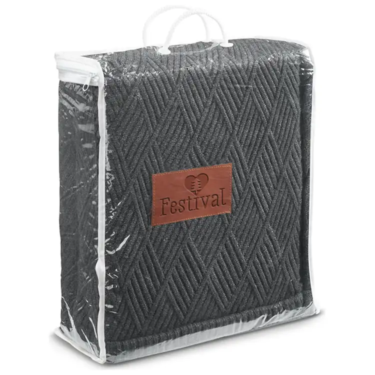 Trellis Knit Blanket with Sherpa Backing #5