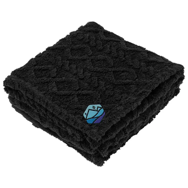 Powder Recycled Sherpa Blanket #2