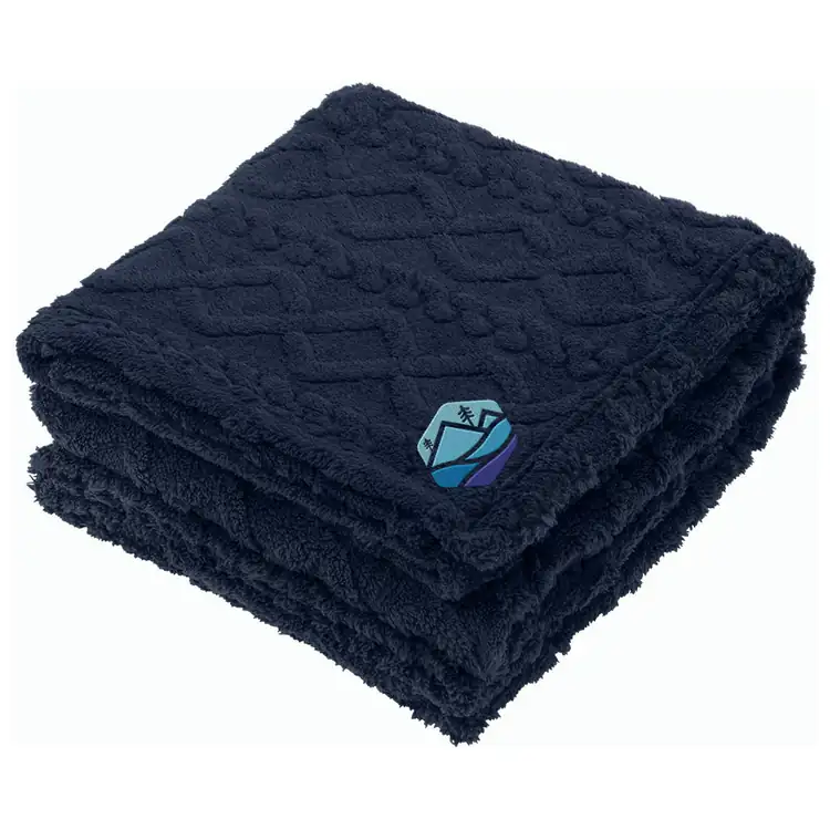 Powder Recycled Sherpa Blanket #3