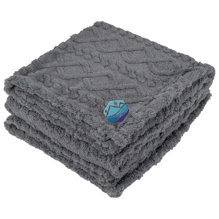 Powder Recycled Sherpa Blanket #4