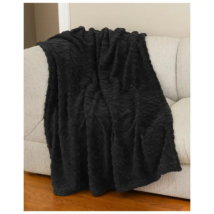 Powder Recycled Sherpa Blanket #6