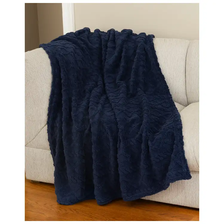 Powder Recycled Sherpa Blanket #7