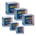 Cube Granby en cristal optique - Multicolore recto verso