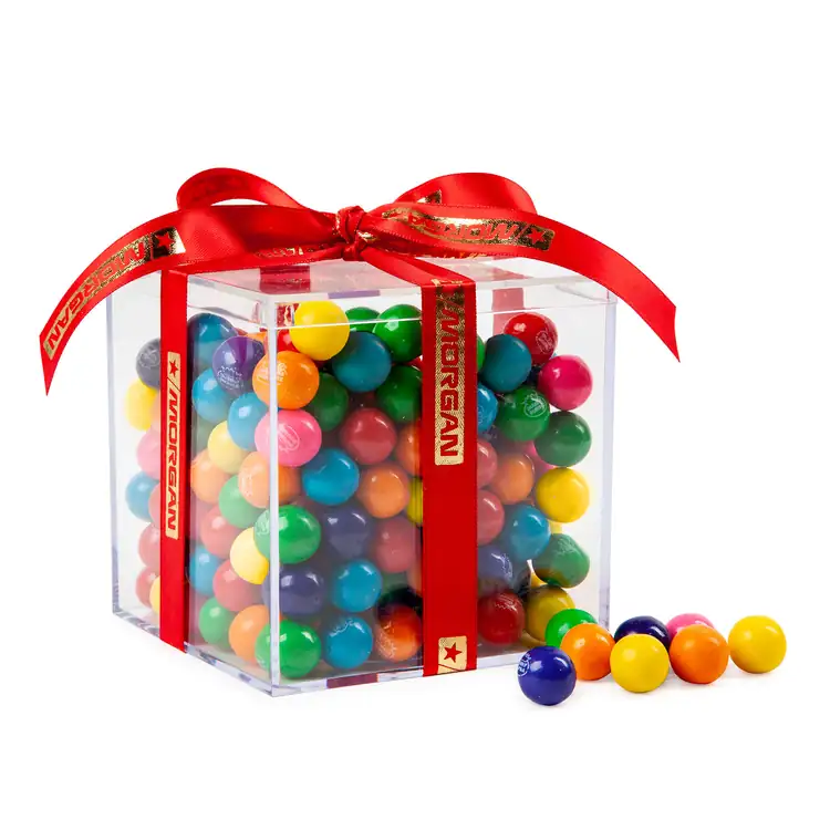 Acrylic Cube with mini gumballs
