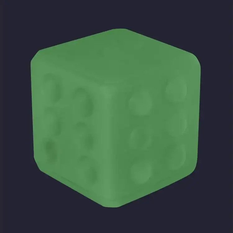 Glow-in-the-Dark Push Pop Sensory Cube #2