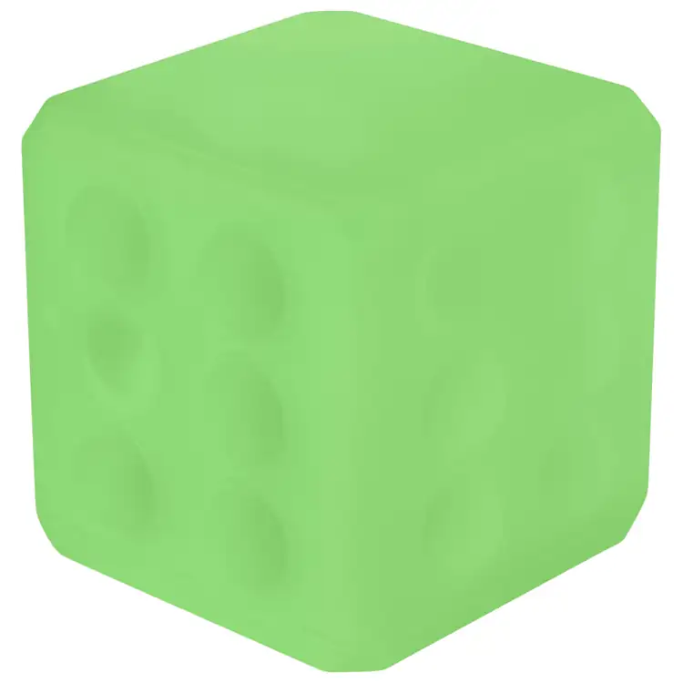 Glow-in-the-Dark Push Pop Sensory Cube #3