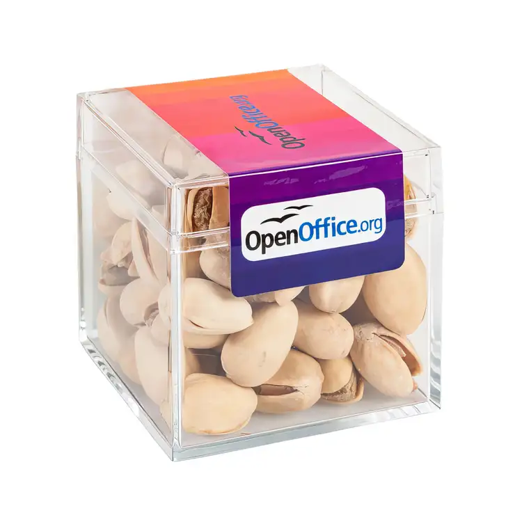 Clear Sweet Cube with Jumbo Pistachios