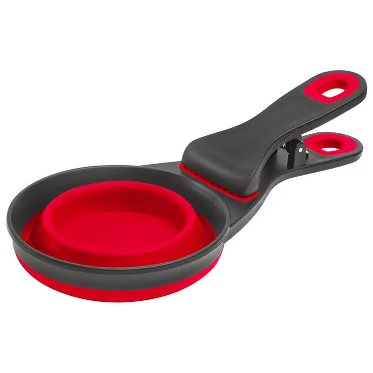 Collapsible Pet Food Scoop with Clip #7