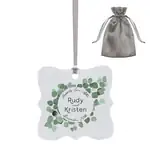 Decorative Square Aluminum Christmas Ornament