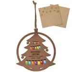 Tree Wood Christmas Ornament