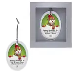 Oval Ceramic Ornament