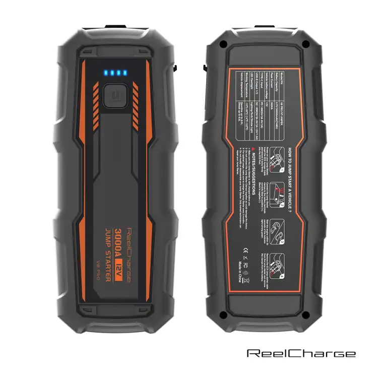 Démarreur portatif ReelCharge V8 3000 A #2