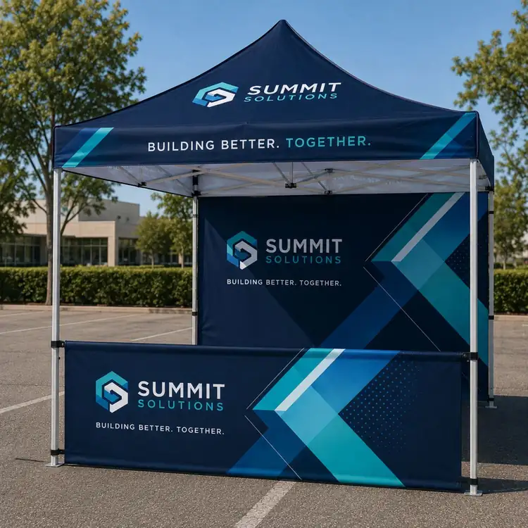 Sublimated Tent Half Wall #2