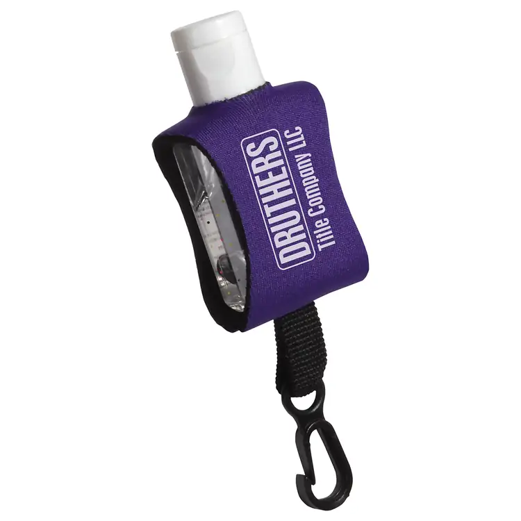 Désinfectant pour les mains 0.5 once Cozy Clip avec mousqueton #8