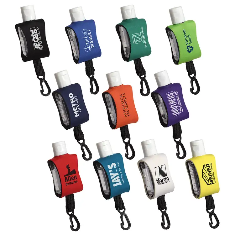 Désinfectant pour les mains 0.5 once Cozy Clip avec mousqueton
