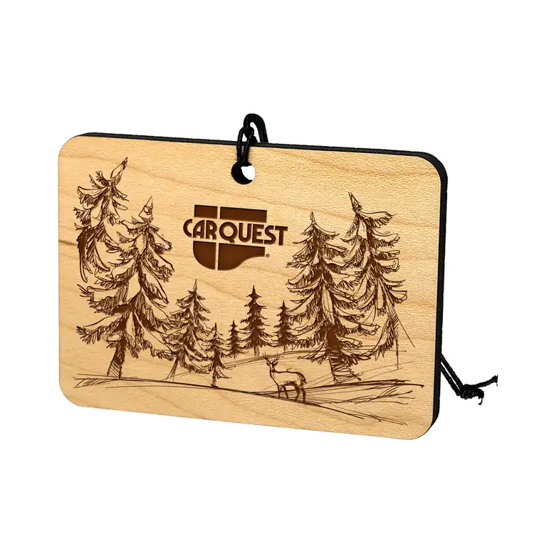 Custom-Shape Wooden Air Freshener
