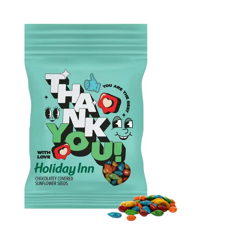 0.5 oz DigiBag with Chocolate-Covered Sunflower Seeds