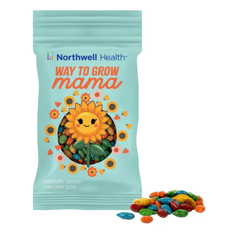 1 oz DigiBag with Chocolate-Covered Sunflower Seeds