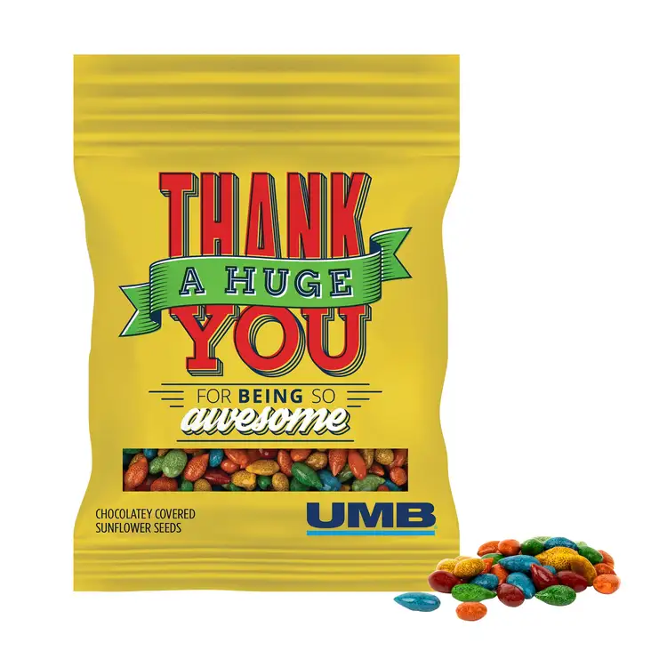 2 oz DigiBag with Chocolate-Covered Sunflower Seeds