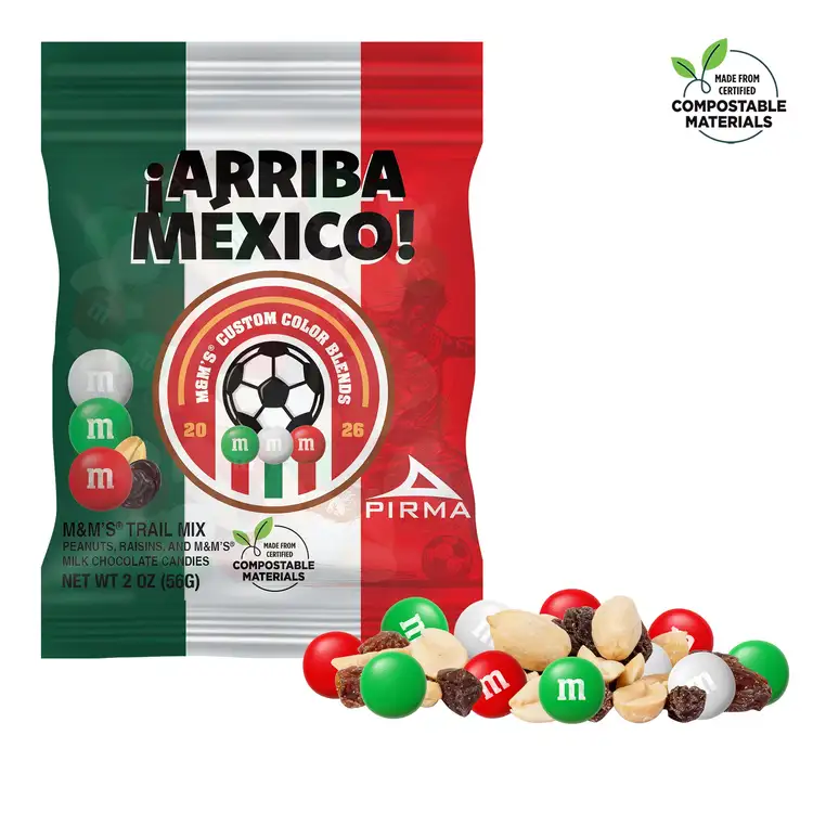 Soccer Design Compostable M&M'S Trail Mix DigiBag 2 oz #7