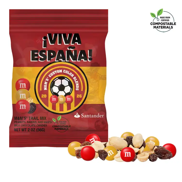 Soccer Design Compostable M&M'S Trail Mix DigiBag 2 oz #8