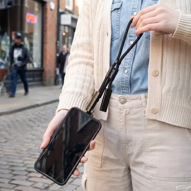Arowana Wristlet Lanyard with Charging Cable and Phone Holder #6