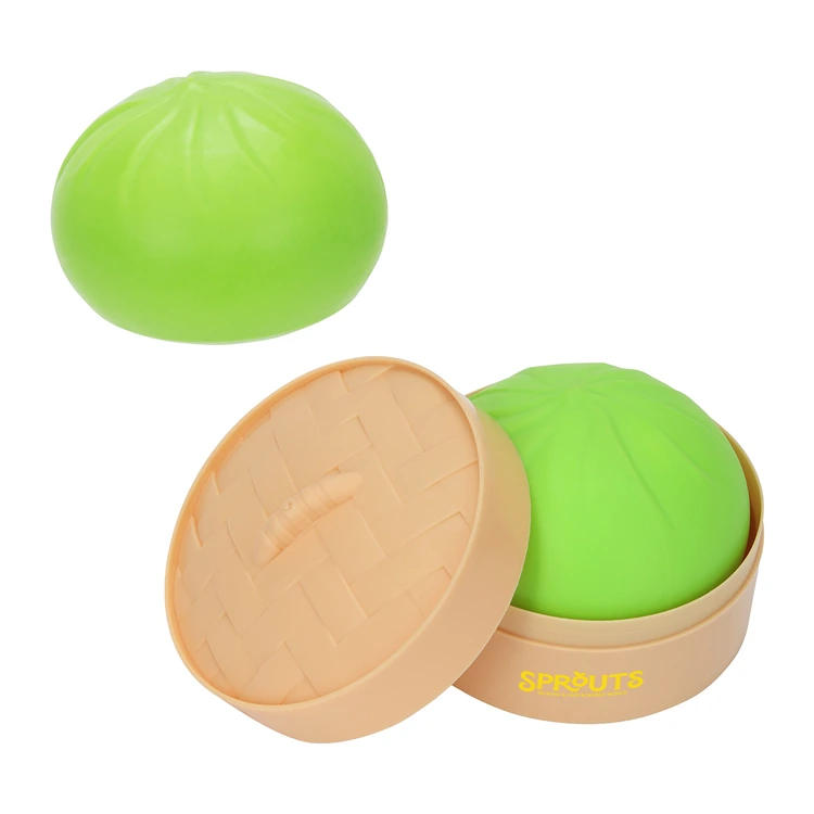 Squishy Dumpling Stress Reliever with Steamer Basket #4