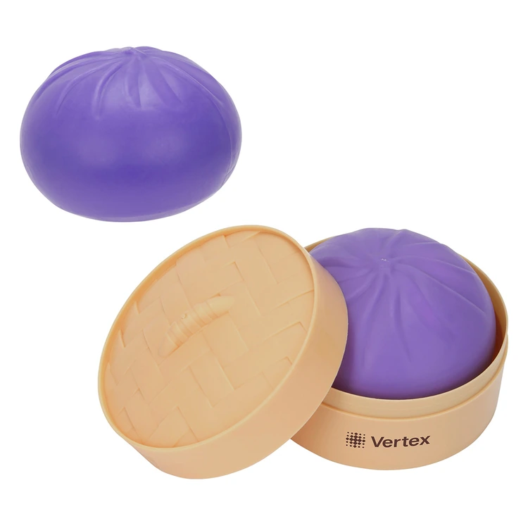 Squishy Dumpling Stress Reliever with Steamer Basket #5