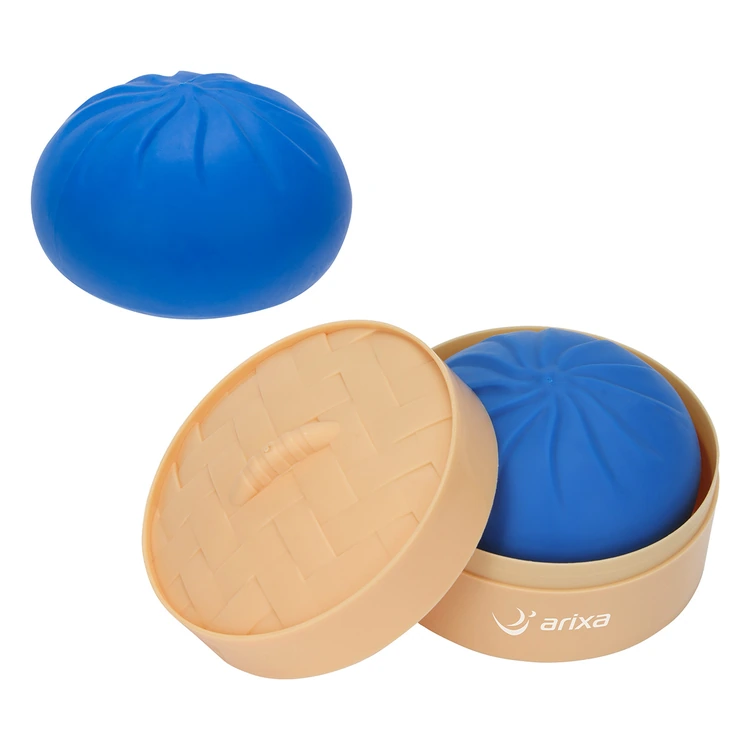 Squishy Dumpling Stress Reliever with Steamer Basket #6