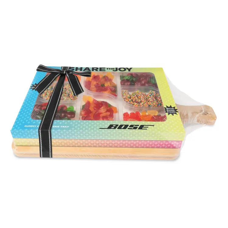 Gummy & Sweet and Savory Charcuterie Trays with Wood Board #6